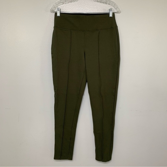 Nine West Forest Green Pull On Legging Pants Size M - Picture 1 of 6